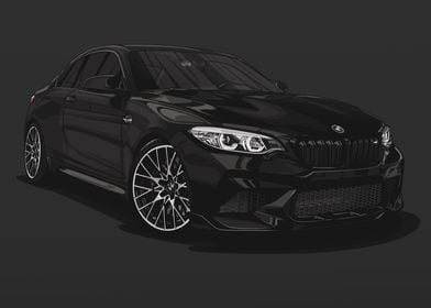 BMW M2 Coupe F87 Black