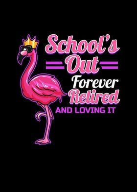 Flamingo Retired Teacher