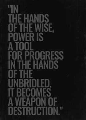 Quote about Power