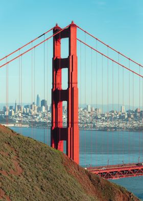 The Golden Gate and SFO