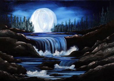 Moon and River Step Nature