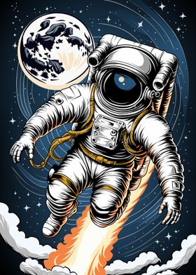 Flying Astronaut