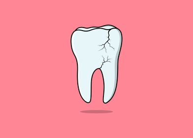 Damaged Tooth vector