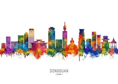 Dongguan China Skyline