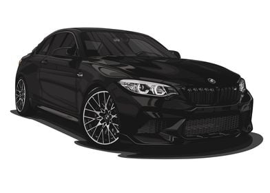 BMW M2 Coupe F87 Black