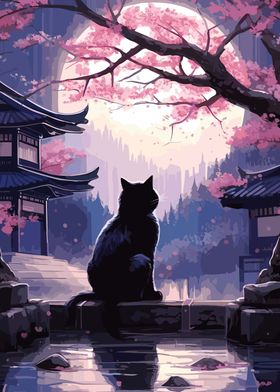 The Moon Night Cat Japan