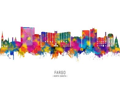 Fargo North Dakota Skyline