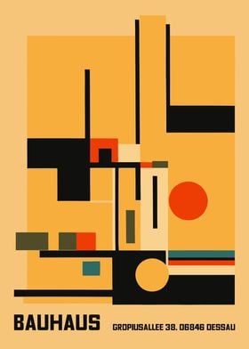 BAUHAUS EXHIBITION Poster