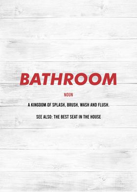 bathroom definition