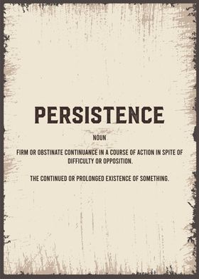 persistence