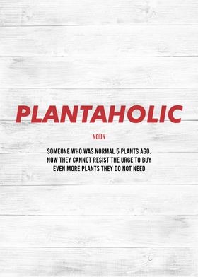 plantaholic definition