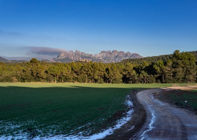 Snow in Montserrat