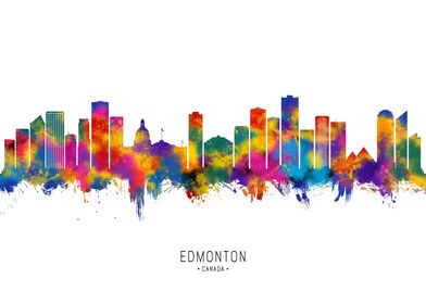 Edmonton Canada Skyline