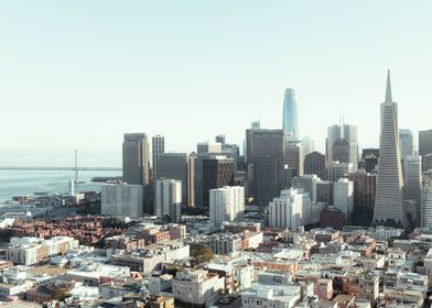 SFO from Coit Tower