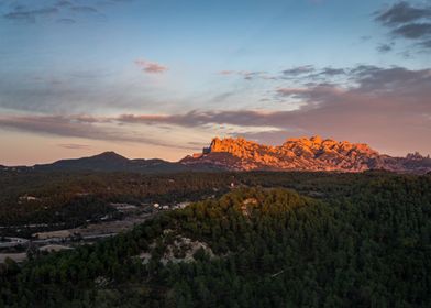 Montserrat in the red