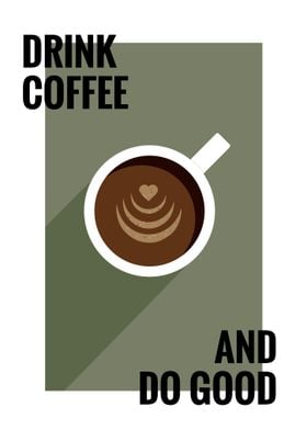 Coffee set posters