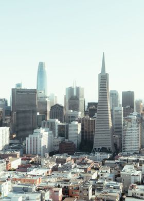 SFO from Coit Tower