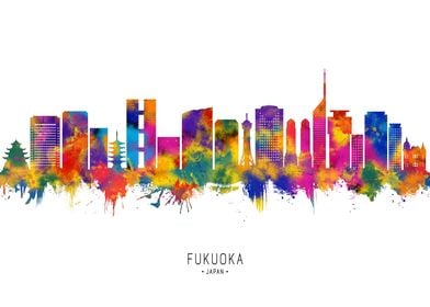 Fukuoka Japan Skyline