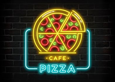 Pizza Cafe Neon
