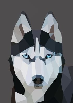 Low Poly Dog Cool