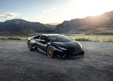 Lamborghini Huracan nature