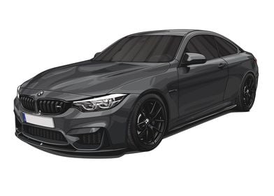 BMW M4 F80 Grey Low