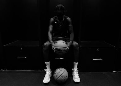 PLAYER IN THE LOCKER ROOM