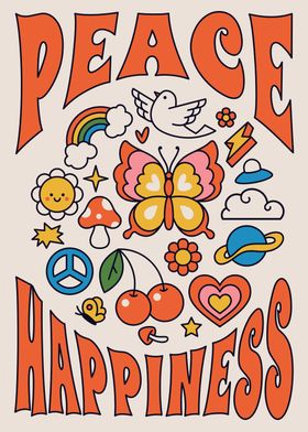 Peace Happiness Groovy