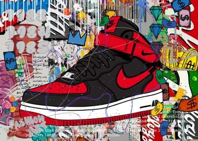 Graffiti sneakers