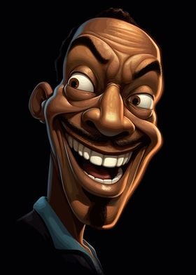 Eddie Murphy caricature