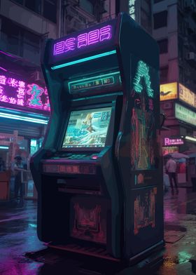 Cyberpunk gaming machine 8