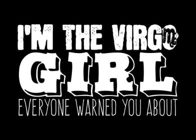 Virgo Girl Warning Joke
