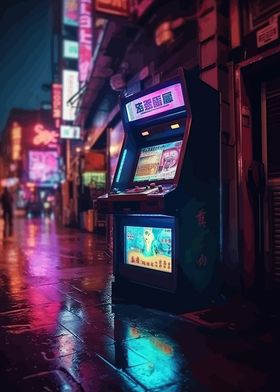 Cyberpunk gaming machine10