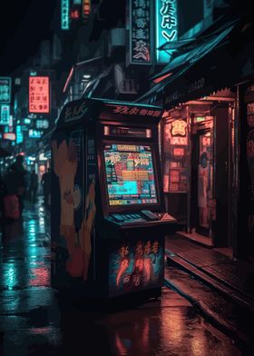 Cyberpunk gaming machine 9