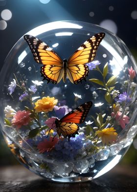 Butterfly crystal