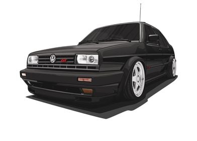 VW Jetta MK2 GT 16V Front