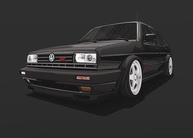 VW Jetta MK2 GT 16V Front