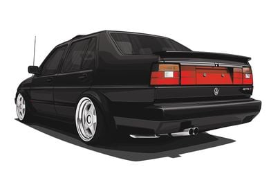 VW Jetta MK2 GT 16V Rear