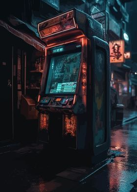 Cyberpunk gaming machine 1