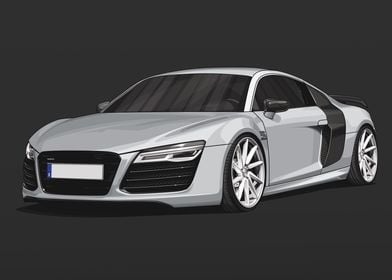 Audi R8 Quattro Static