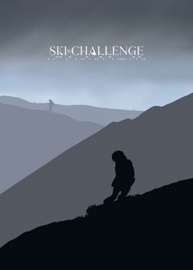 Overcast Ski Challenge