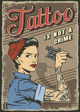 Women Tattoo Vintage