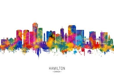 Hamilton Canada Skyline