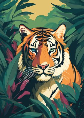Tiger in Jungle