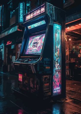 Cyberpunk gaming machine 7