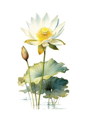 Lotus flower art