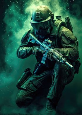 Special Force Soldier Gree