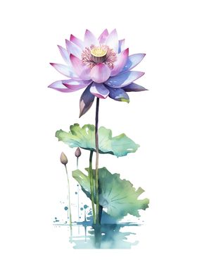 Lotus Flower art