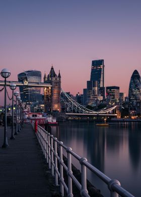 Iconic london tower bridge