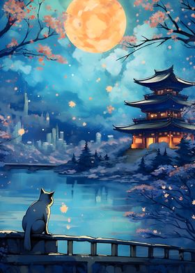 The Moon Night Cat Japan